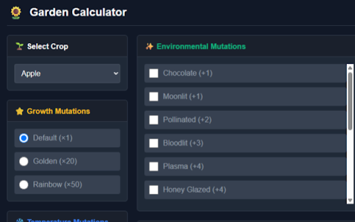 Garden Calculator  from Chrome web store to be run with OffiDocs Chromium online