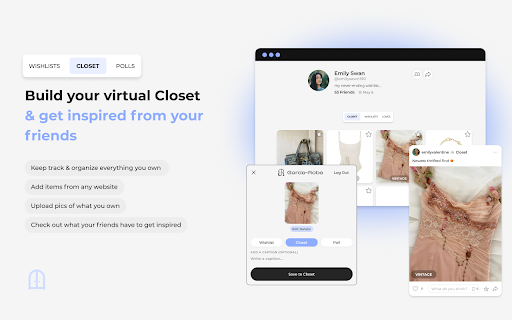 Garde Robe  from Chrome web store to be run with OffiDocs Chromium online