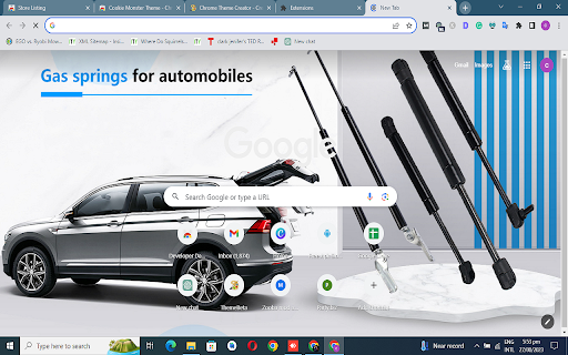 Gas Spring for Automobiles theme  from Chrome web store to be run with OffiDocs Chromium online