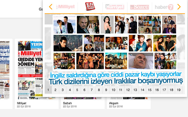 Gazete Kolay  from Chrome web store to be run with OffiDocs Chromium online