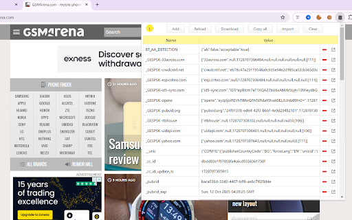 GBTools LocalStorage JSON Exporter  from Chrome web store to be run with OffiDocs Chromium online