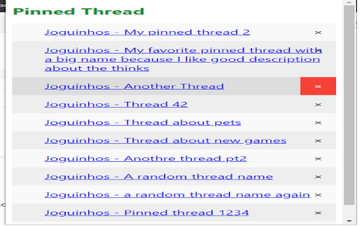GChat Pin threads  from Chrome web store to be run with OffiDocs Chromium online