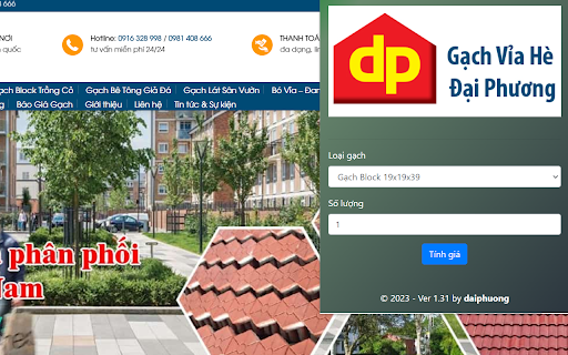 Gạch Đại Phương  from Chrome web store to be run with OffiDocs Chromium online