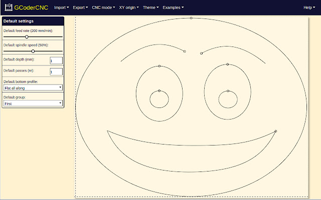 GCoderCNC  from Chrome web store to be run with OffiDocs Chromium online