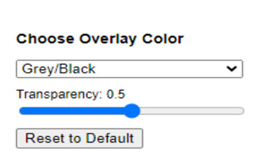 GCP Color Overlay  from Chrome web store to be run with OffiDocs Chromium online