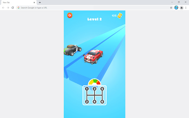 Gear Race Driving Game  from Chrome web store to be run with OffiDocs Chromium online