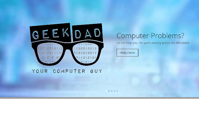 GEEK DAD من متجر Chrome الإلكتروني ليتم تشغيله باستخدام OffiDocs Chromium عبر الإنترنت