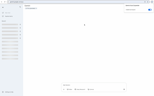 Gemini Auto Expander  from Chrome web store to be run with OffiDocs Chromium online