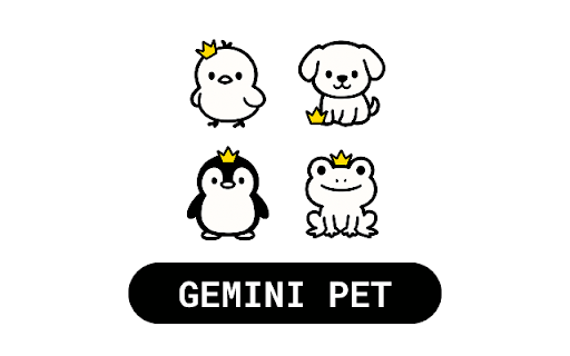 Gemini Pet  from Chrome web store to be run with OffiDocs Chromium online