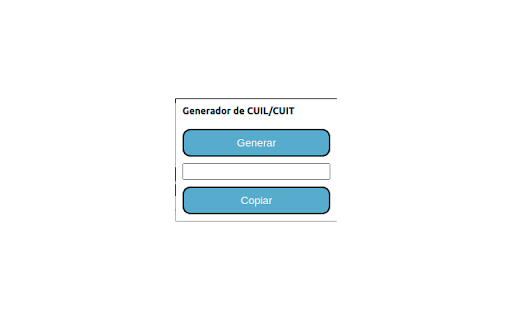 Generador de CUIL/CUIT  from Chrome web store to be run with OffiDocs Chromium online
