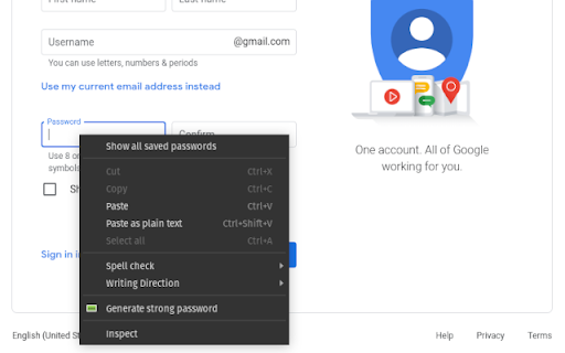 Generate Strong Password  from Chrome web store to be run with OffiDocs Chromium online
