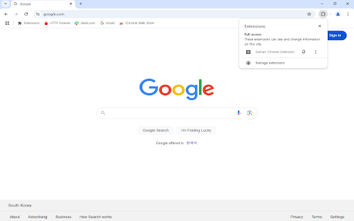 Genian Chrome Extension  from Chrome web store to be run with OffiDocs Chromium online
