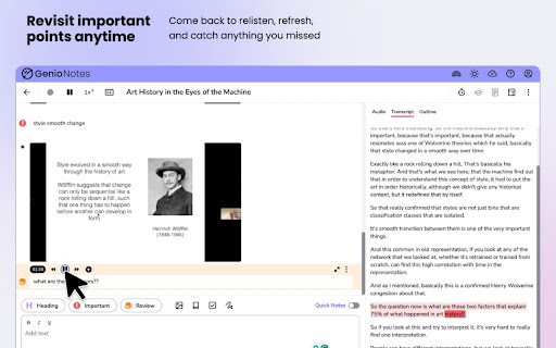 Genio Notes (formerly Glean)  from Chrome web store to be run with OffiDocs Chromium online