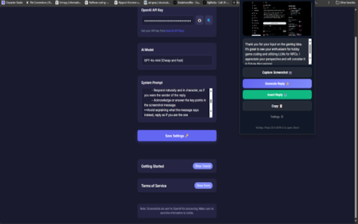 Genni AI Reply Generator  from Chrome web store to be run with OffiDocs Chromium online