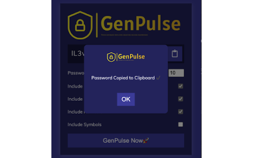 GenPulse  from Chrome web store to be run with OffiDocs Chromium online