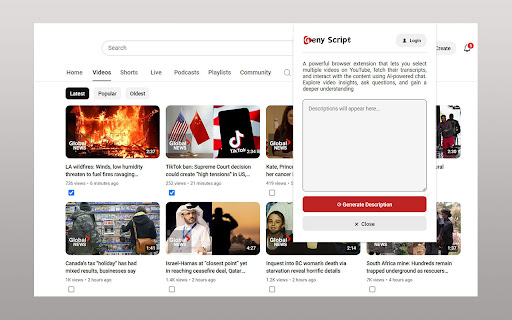 Geny Script  from Chrome web store to be run with OffiDocs Chromium online