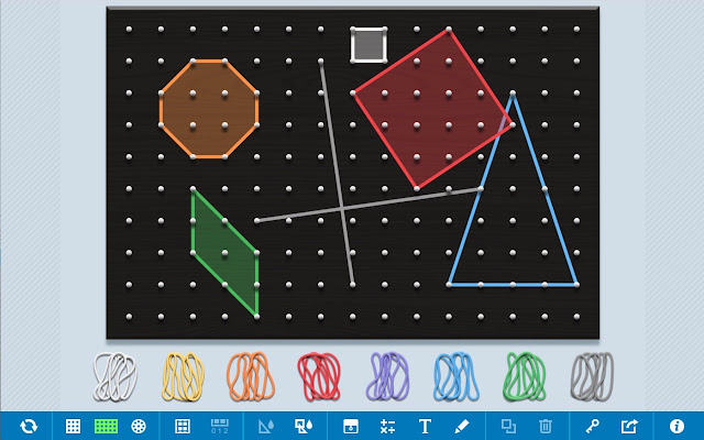 Geoboard, by The Math Learning Center  from Chrome web store to be run with OffiDocs Chromium online