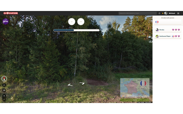 GeoGuessr Tweaks van de Chrome-webwinkel om te worden uitgevoerd met OffiDocs Chromium online