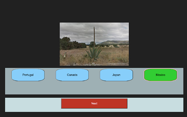 GeoHints Quiz Format  from Chrome web store to be run with OffiDocs Chromium online