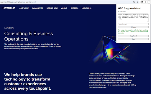 GEO Inspector  from Chrome web store to be run with OffiDocs Chromium online
