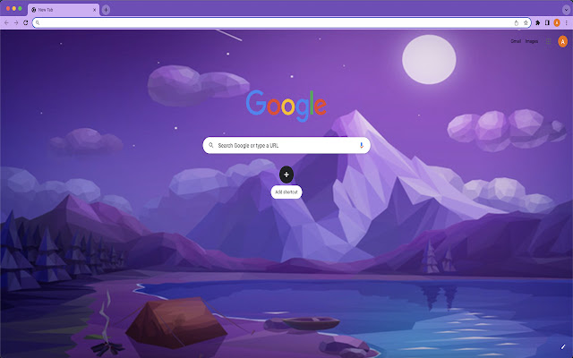 Geometric Forest Theme  from Chrome web store to be run with OffiDocs Chromium online