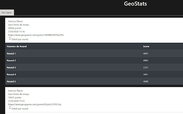 GeoStats  from Chrome web store to be run with OffiDocs Chromium online