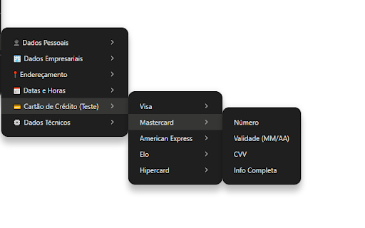 Gerador de Dados Aleatórios Pro  from Chrome web store to be run with OffiDocs Chromium online