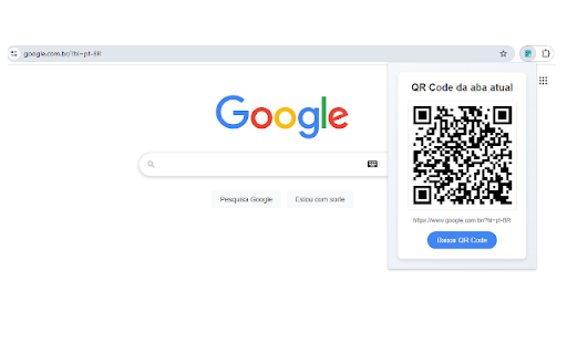 Gerador de QR Code para URL  from Chrome web store to be run with OffiDocs Chromium online
