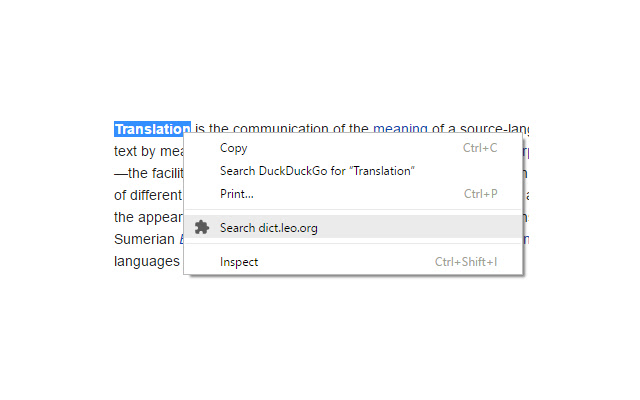 German English Word Translator  from Chrome web store to be run with OffiDocs Chromium online