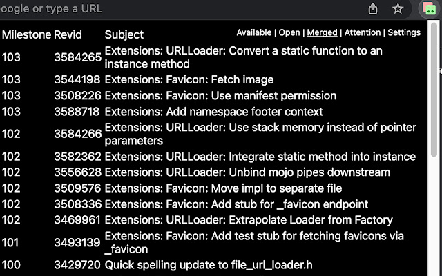 Gerrit CL из интернет-магазина Chrome будет работать с OffiDocs Chromium онлайн