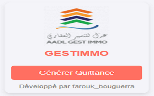 GEST IMMO  from Chrome web store to be run with OffiDocs Chromium online