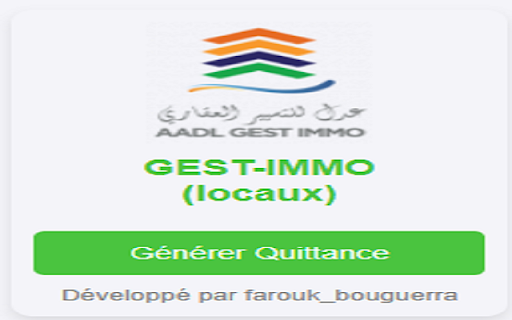 GEST LOCAUX  from Chrome web store to be run with OffiDocs Chromium online