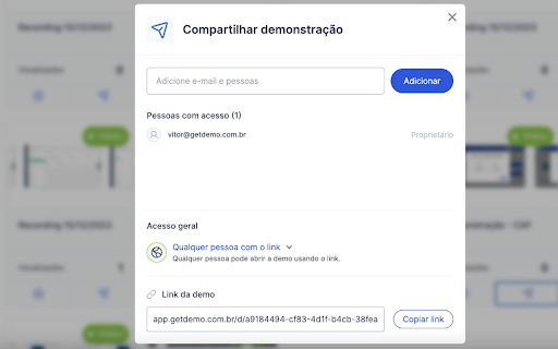 Getdemo  from Chrome web store to be run with OffiDocs Chromium online