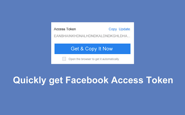 Get Facebook Access Token  from Chrome web store to be run with OffiDocs Chromium online