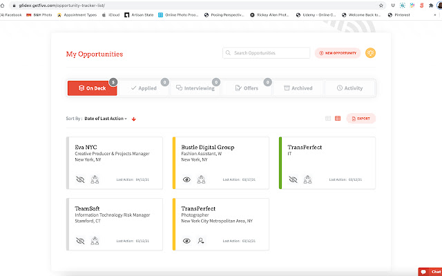 GetFive Tracker  from Chrome web store to be run with OffiDocs Chromium online