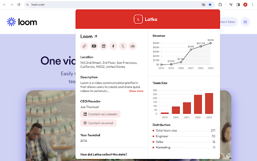 GetLatka  from Chrome web store to be run with OffiDocs Chromium online