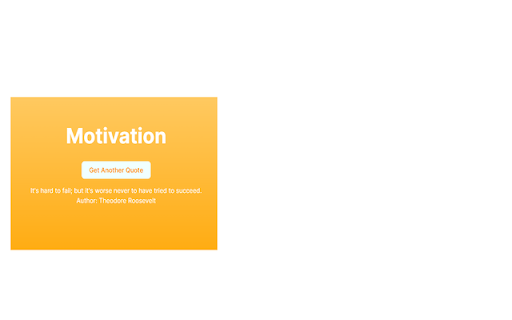 Get Motivation Quote  from Chrome web store to be run with OffiDocs Chromium online
