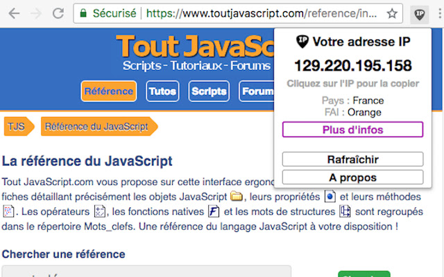 Get My IP  from Chrome web store to be run with OffiDocs Chromium online