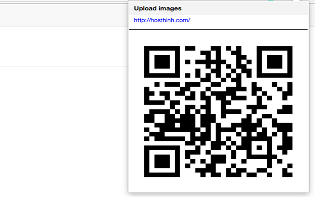 Get QR code from Url  from Chrome web store to be run with OffiDocs Chromium online