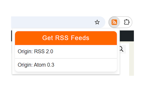 Get RSS  from Chrome web store to be run with OffiDocs Chromium online