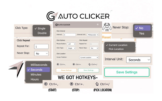 GG Auto Clicker 1.1  from Chrome web store to be run with OffiDocs Chromium online