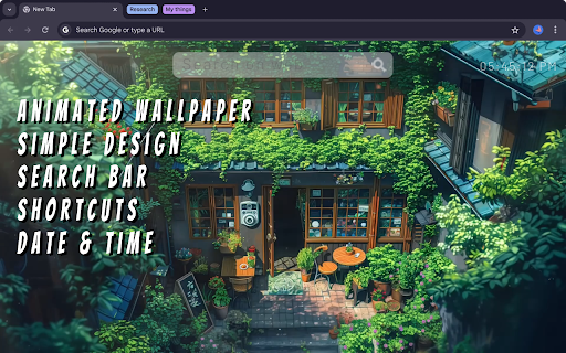 Ghibli Coffee Shop Live Wallpaper  from Chrome web store to be run with OffiDocs Chromium online