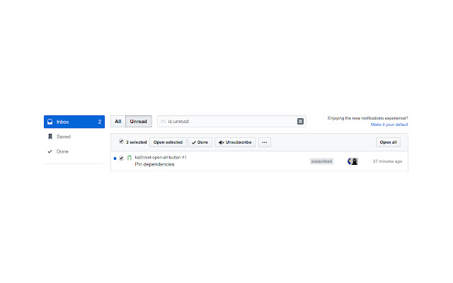 GH Open All Notifications  from Chrome web store to be run with OffiDocs Chromium online