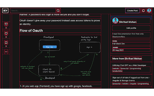 Ghost CSS Detector  from Chrome web store to be run with OffiDocs Chromium online