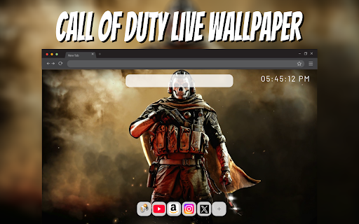 Ghost Modern Warfare Call of Duty Live Wallpaper  from Chrome web store to be run with OffiDocs Chromium online