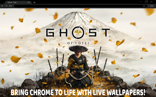 Ghost of Yötei Live Wallpaper  from Chrome web store to be run with OffiDocs Chromium online