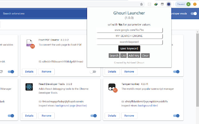 Ghouri Launcher  from Chrome web store to be run with OffiDocs Chromium online