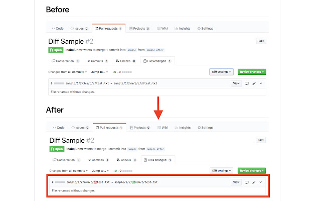 gh path diff  from Chrome web store to be run with OffiDocs Chromium online