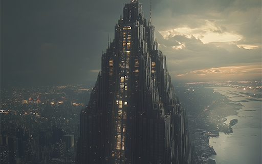 Giant Apartment Tower Interface On The Coast  from Chrome web store to be run with OffiDocs Chromium online