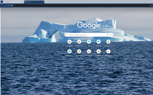 Giant iceberg in the middle of the sea  from Chrome web store to be run with OffiDocs Chromium online